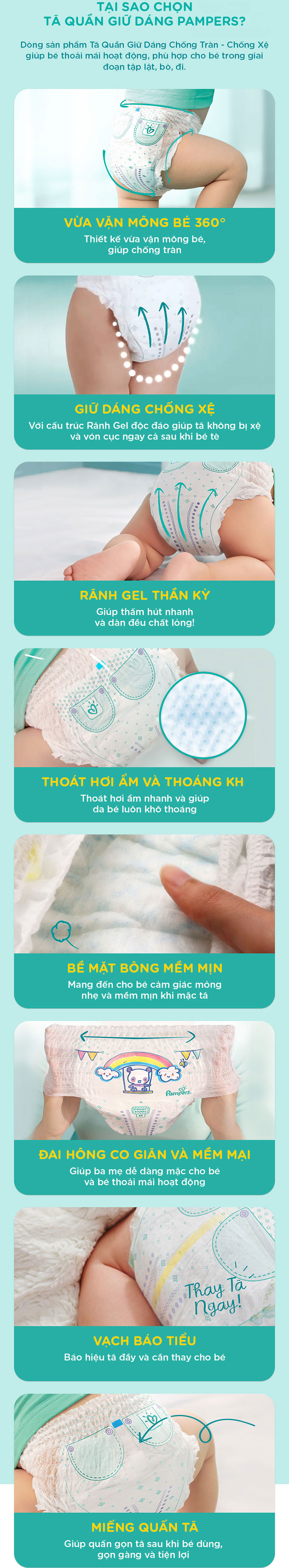 Tã quần Giữ dáng Pampers Megabox thùng tiết kiệm XL144 - Tặng 1 hộp thủy tinh Lock&Lock thoát hơi 410ml