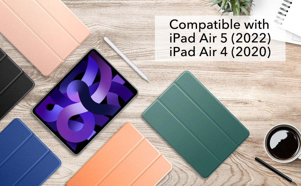 Bao da dành cho iPad Air 5 2022 10.9 Inch ESR Rebound Slim Smart Case - Hàng Chính Hãng