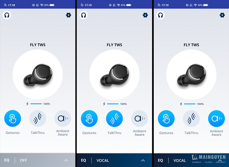 Tai Nghe Bluetooth True Wireless Harman Kardon Fly TWS - Hàng Chính Hãng