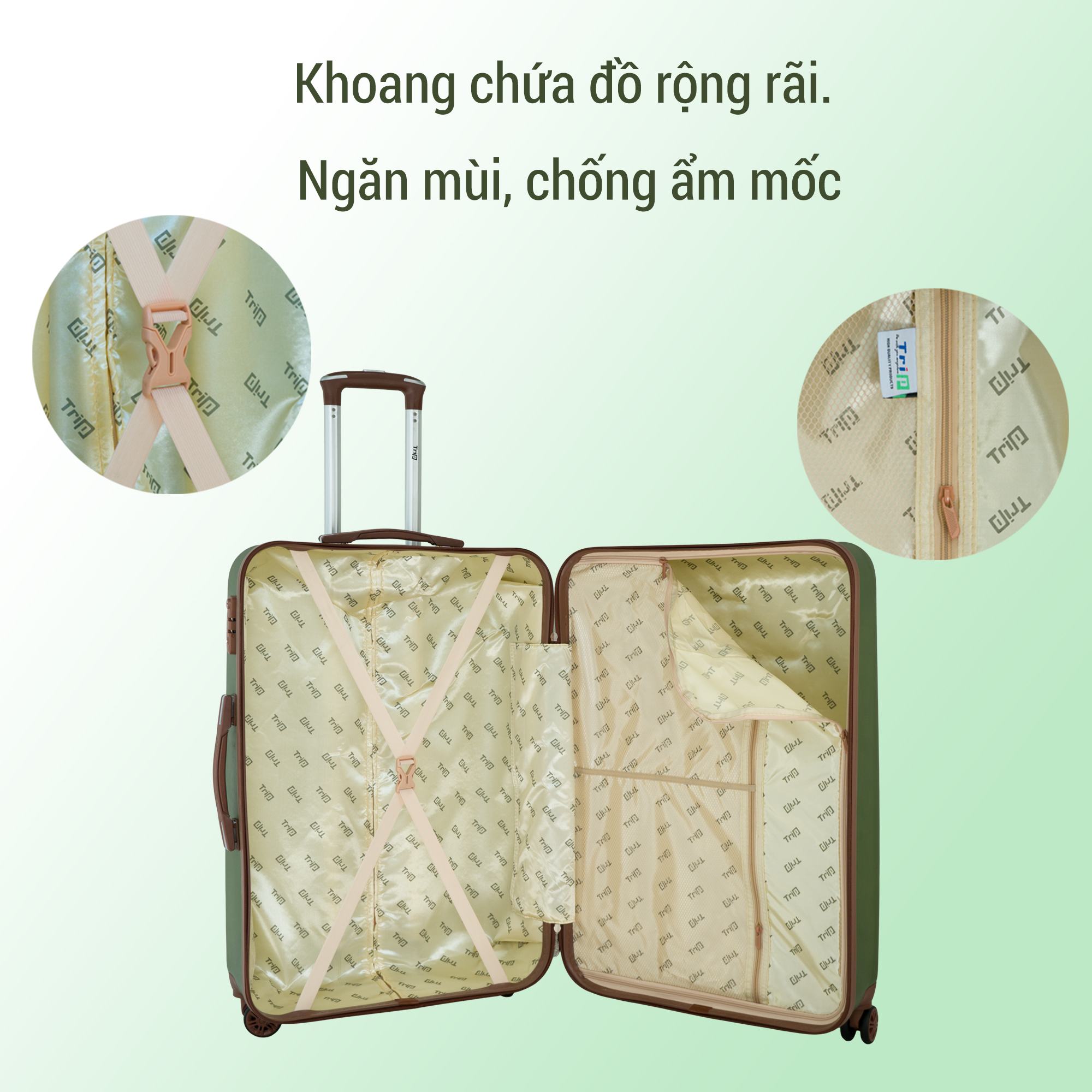 Vali Du Lịch Cao Cấp Trip P803A - Size 70