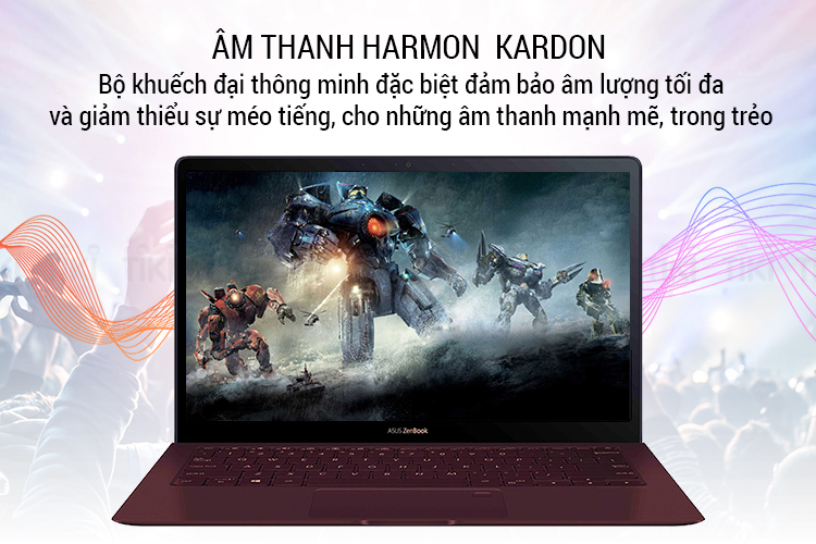 Laptop Asus Zenbook S UX391UA-ET081T Core i7-8550U/Win 10 (13.3" FHD IPS, 100% sRGB) - Hàng Chính Hãng