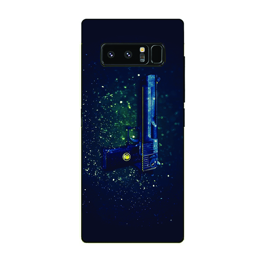 Ốp lưng cứng viền dẻo dành cho điện thoại Samsung Galaxy Note 9 - Súng lục MS ACTDA010