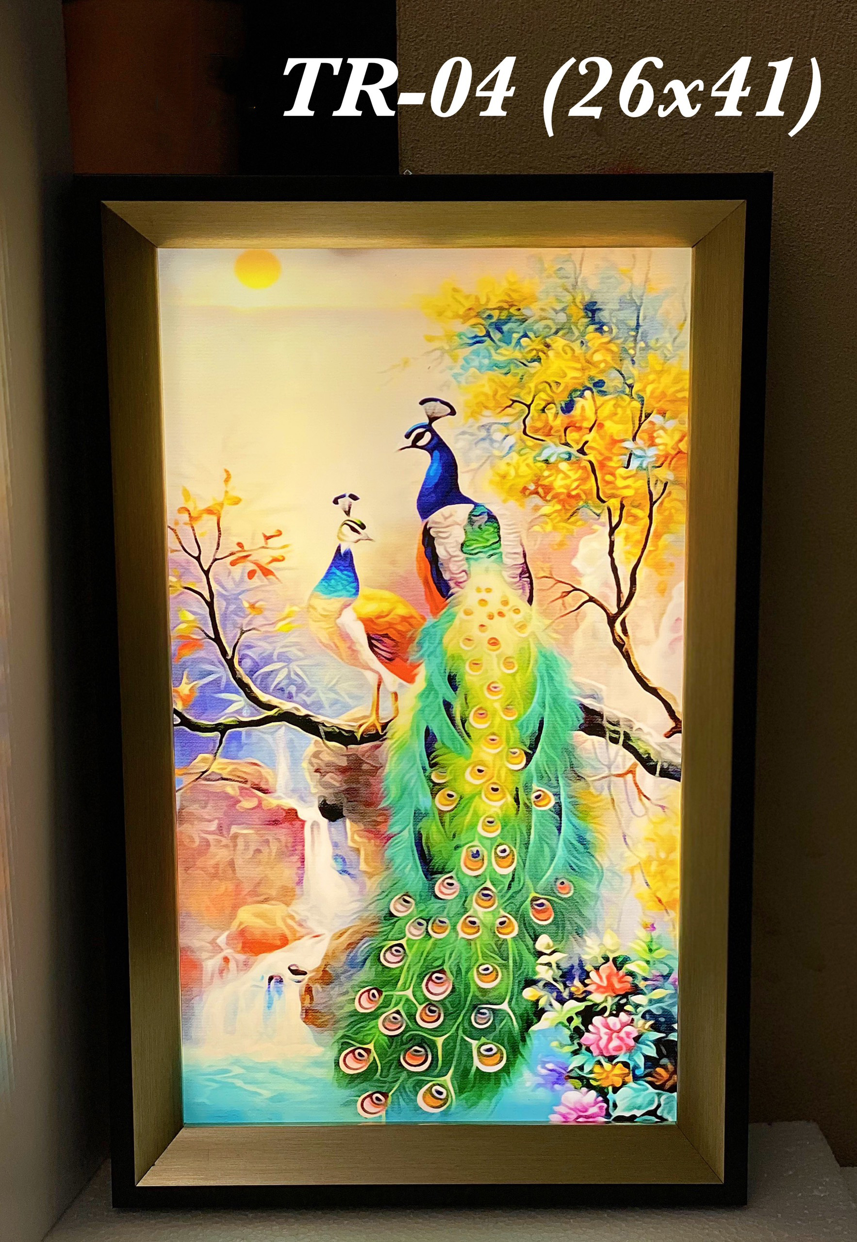 Đèn tranh LED nghệ thuật TR-04 độc đáo, tinh tế - 3 chế độ ánh sáng