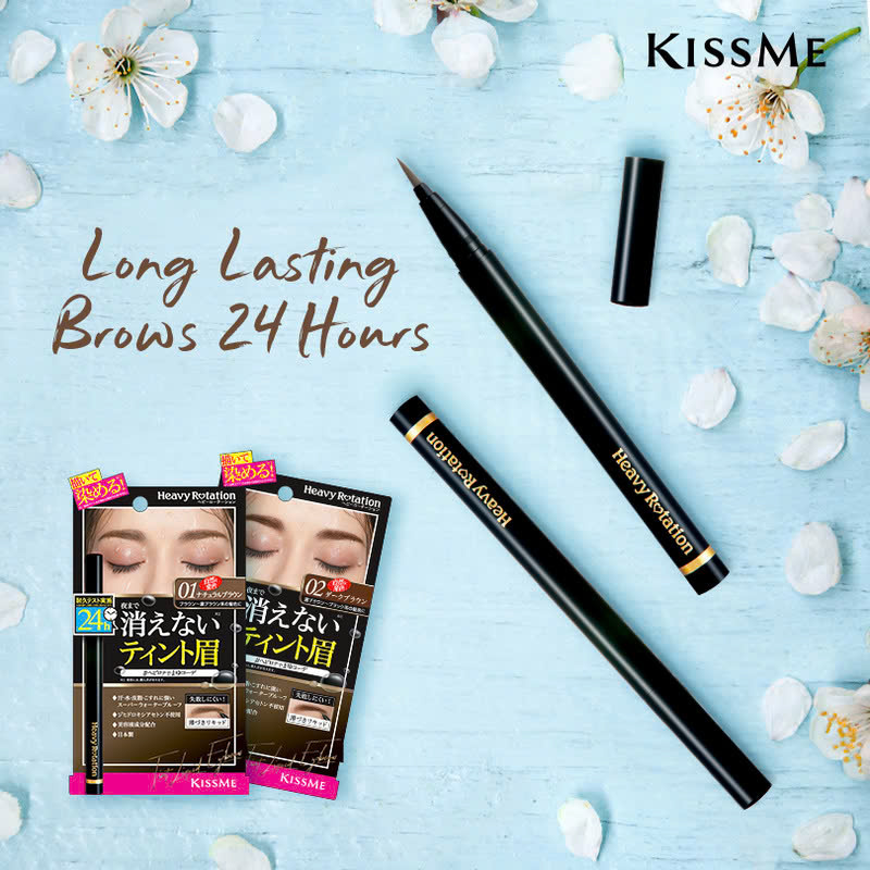 Bút Nước Kẻ Lông Mày Không Lem Trôi - Nét Vẽ Siêu Mịn Kissme Heavy Rotation (8G)
