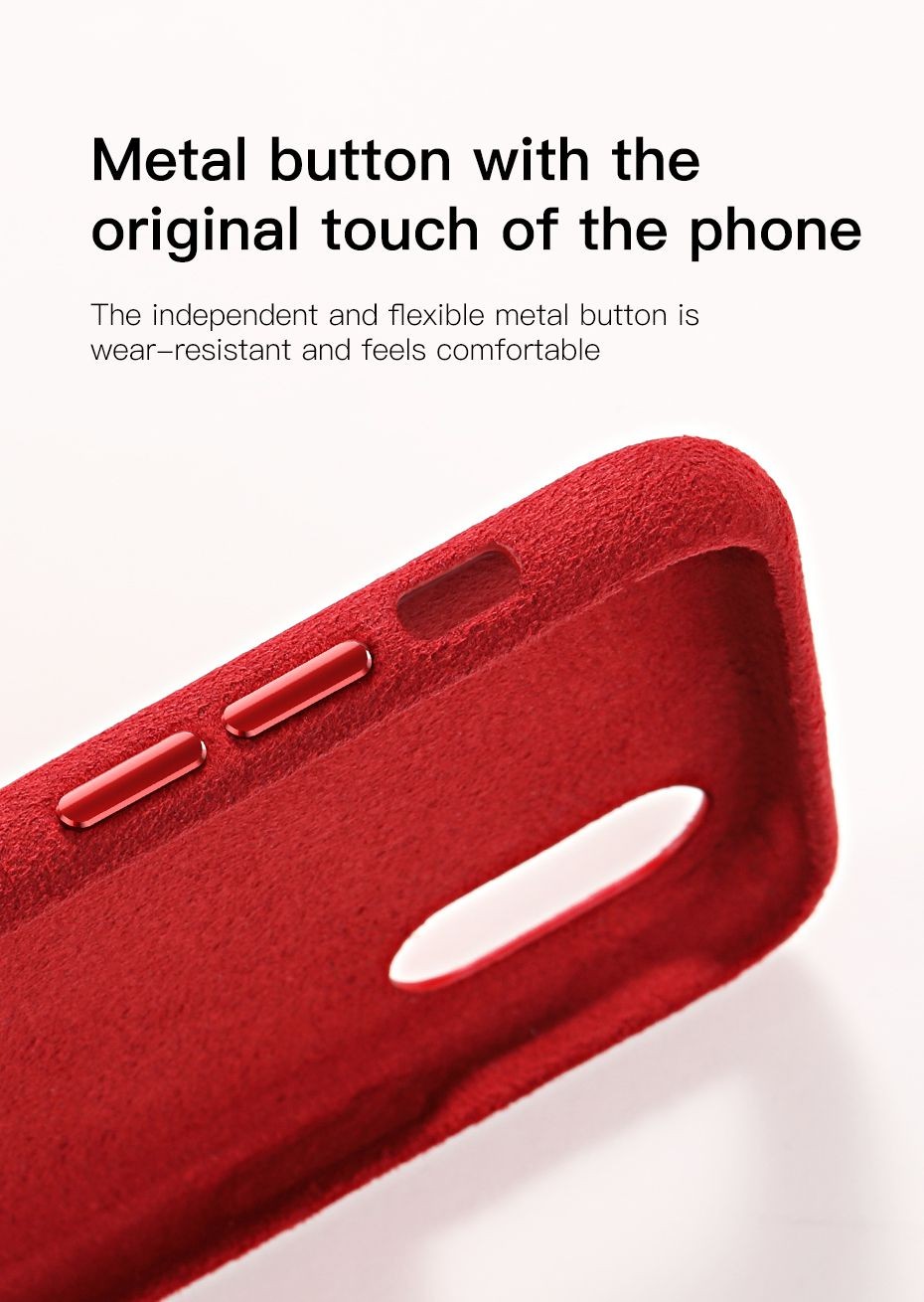 Ốp lưng bọc vải siêu mịn, chống trầy xước Baseus Original Super Fiber Case cho iPhone XS Max (New Model) - Hàng chính hãng