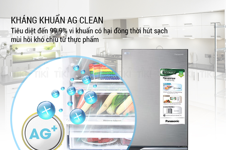 Tủ Lạnh Inverter Panasonic NR-BV288QSVN (255L) - Xám Bạc (Dành Cho Khu Vực Hồ Chí Minh) - Hàng chính hãng