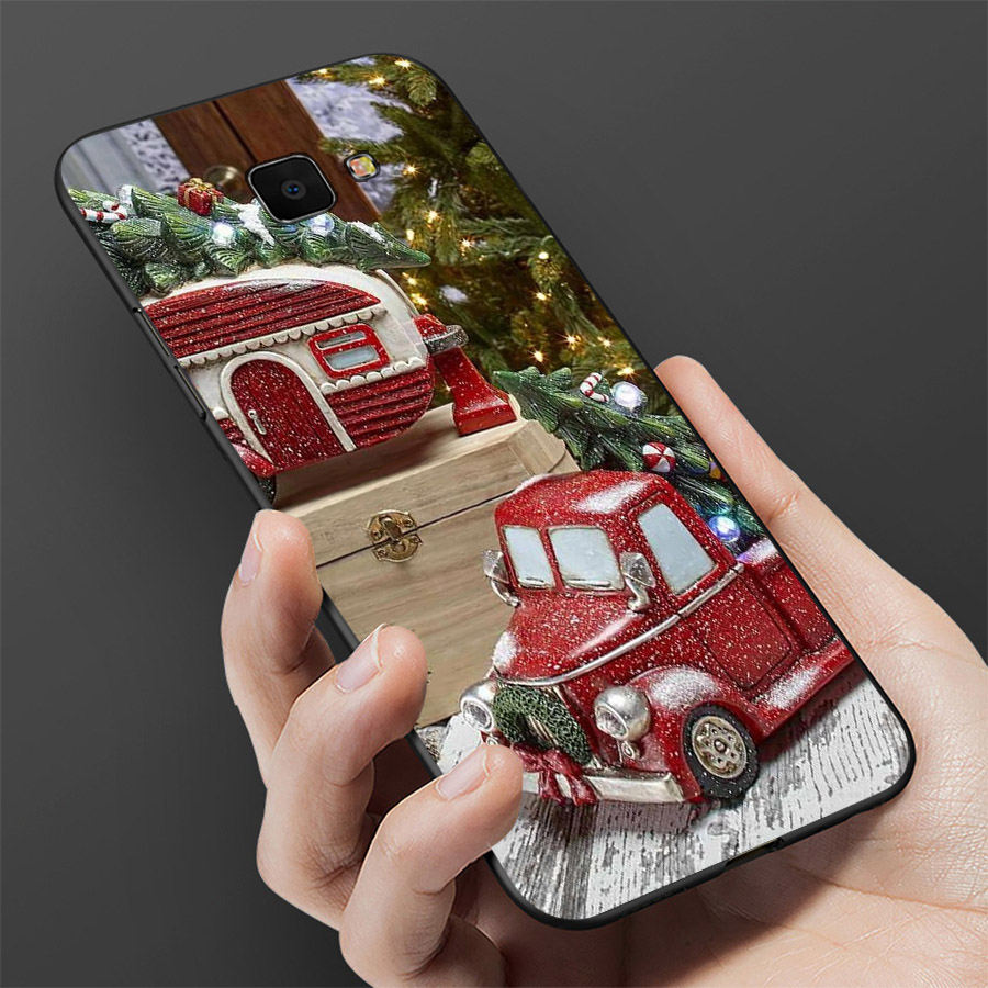 Ốp lưng cứng viền dẻo dành cho điện thoại Samsung Galaxy A3 2016 - giáng sinh đầm ấm MS GSDA021