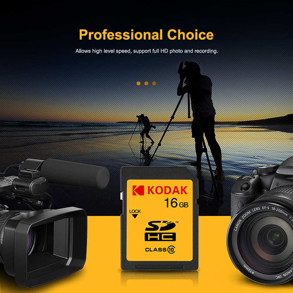 Thẻ Nhớ SD Kodak U1 Cho Máy Ảnh Kỹ Thuật Số Thẻ Nhớ SD Kodak U1 Cho Máy Ảnh Kỹ Thuật Số