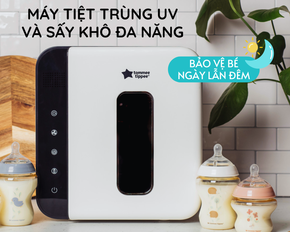 Máy tiệt trùng bằng tia UV và sấy khô Tommee Tippee