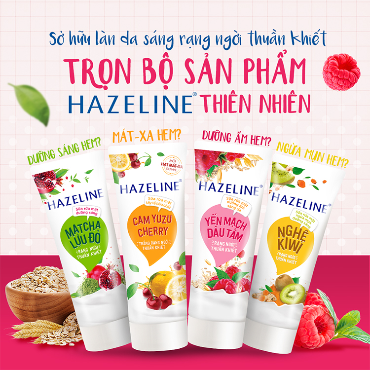 Các dòng sản phẩm của Hazeline