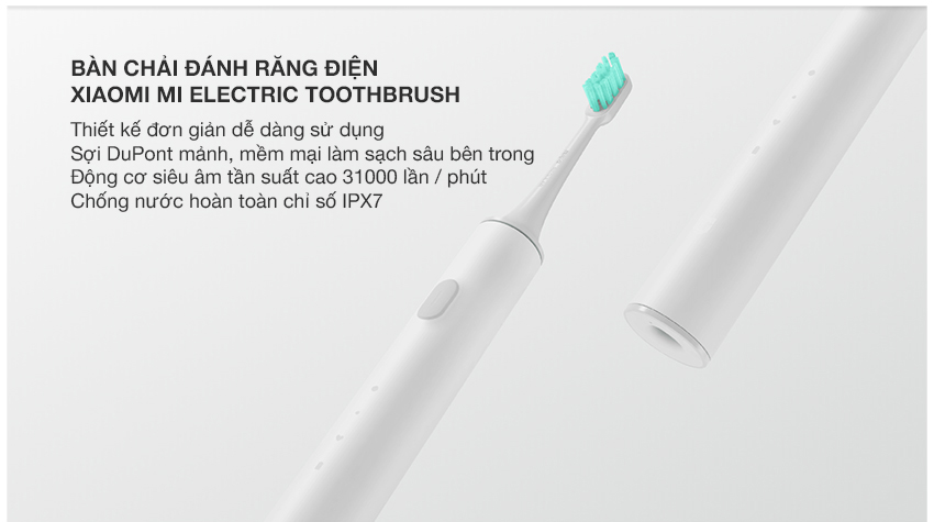 Bàn Chải Đánh Răng Xiaomi Mi Electric Toothbrush NUN4000CN (White) - Hàng Chính Hãng