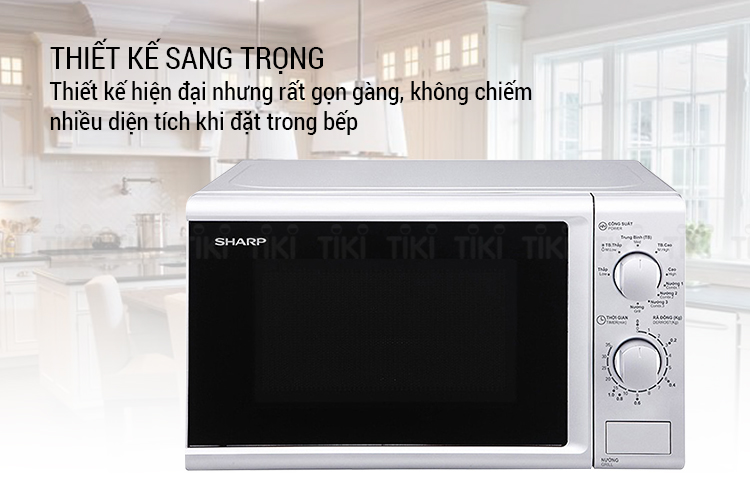 Lò Vi Sóng Có Nướng Sharp R-G226VN-S - 20 Lít - Hàng chính hãng