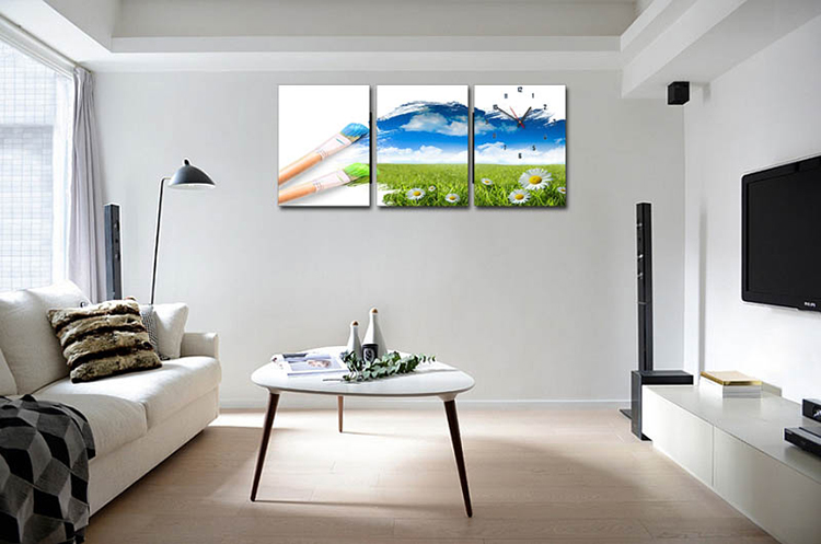 Tranh Đồng Hồ Suemall NT13910 - Sắc Màu 4