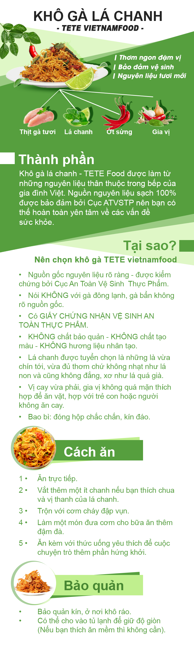 Khô Gà Lá Chanh Cay TeTe 500gram 6