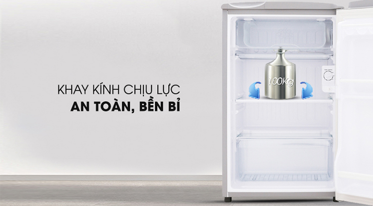 Tủ Lạnh Mini Aqua AQR-95ER-SV (90L) - Hàng chính hãng Tủ Lạnh Mini Aqua AQR-95ER-SV (90L) - Hàng chính hãng