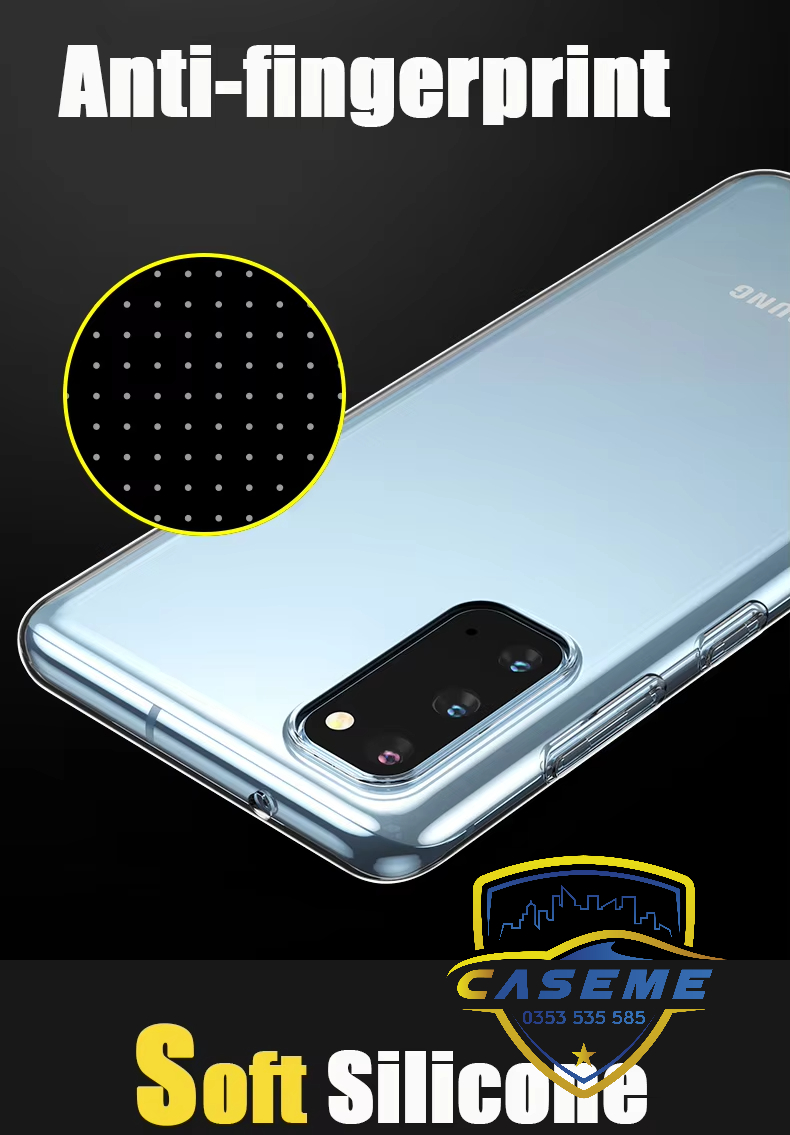 Ốp lưng dành cho Samsung Galaxy A51 dẻo trong suốt, dày dặn, chống sốc cao cấp - Hàng nhập khẩu