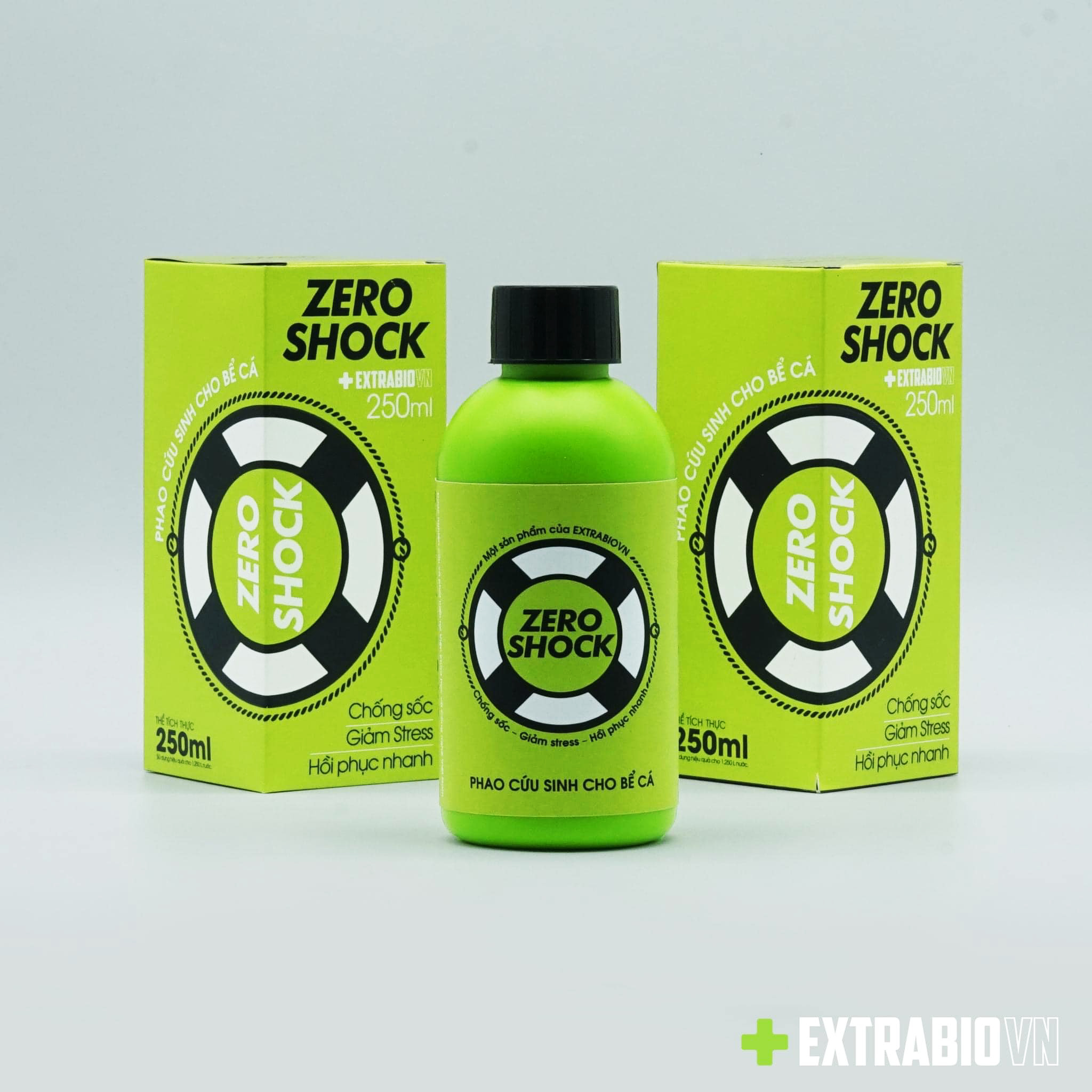 Extrabio Zero Shock - Giảm Stress Khử Clo Bể Cá Cảnh