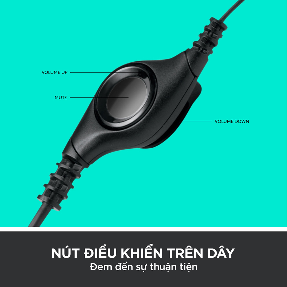 Tai nghe có dây Logitech H390 -  Hàng chính hãng