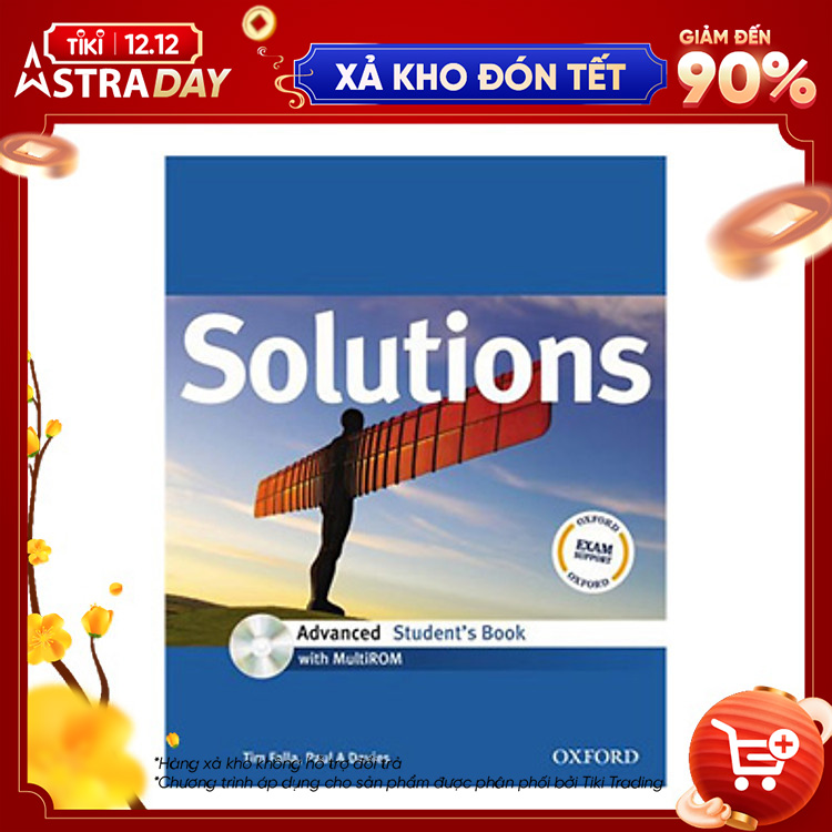 Hàng thanh lý miễn đổi trả Solutions Advanced Students Book with MultiROM Pack