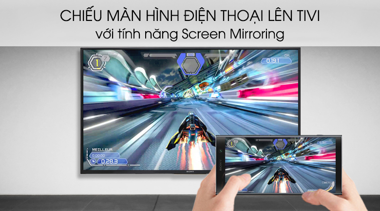 Android Tivi Sony 4K 49 inch KD-49X8500G - Hàng chính hãng