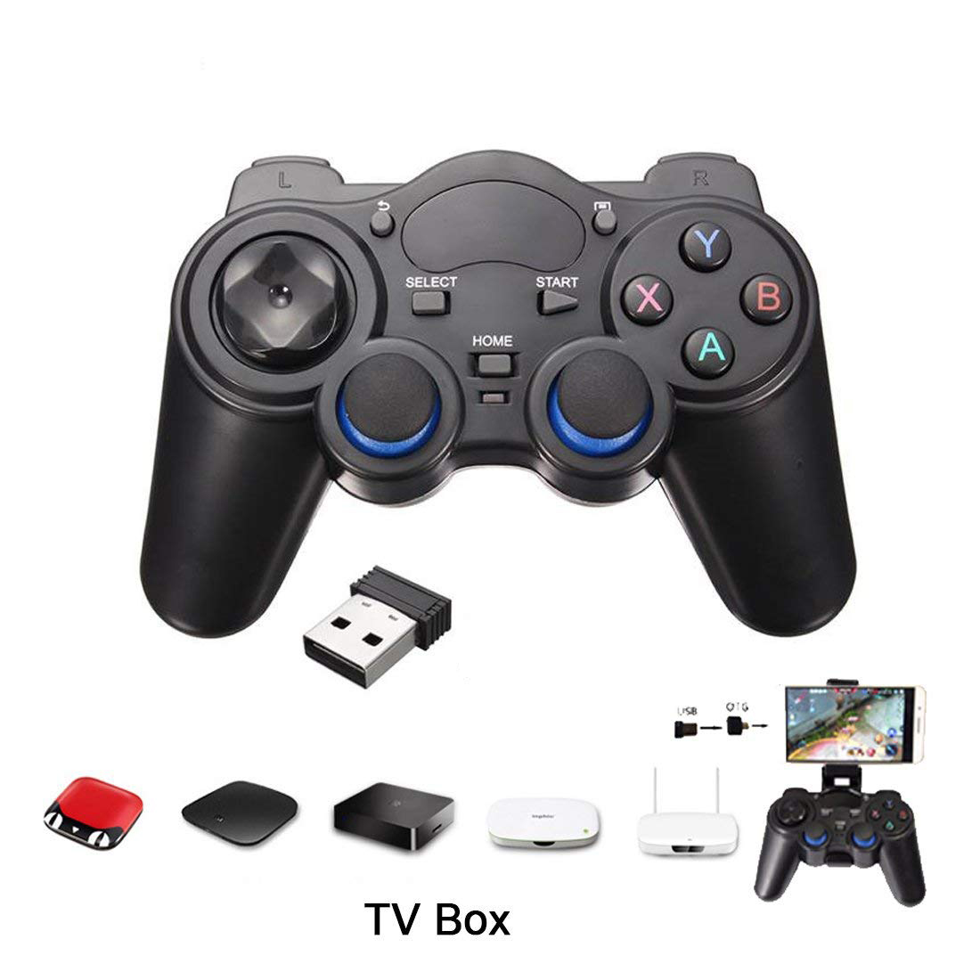 Tay cầm chơi game không dây cho android tivi, pc, laptop, android box -  850M | vinet shop