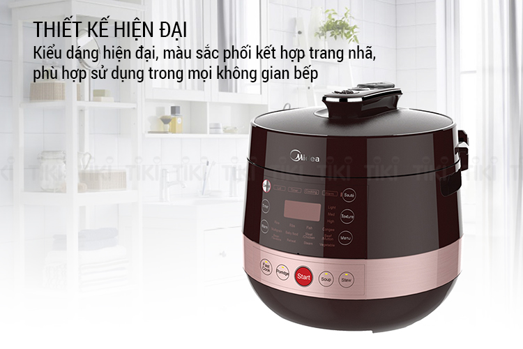 Nồi Áp Suất Điện Midea MY-CS5039 (5.0 Lít) - Hàng Chính Hãng