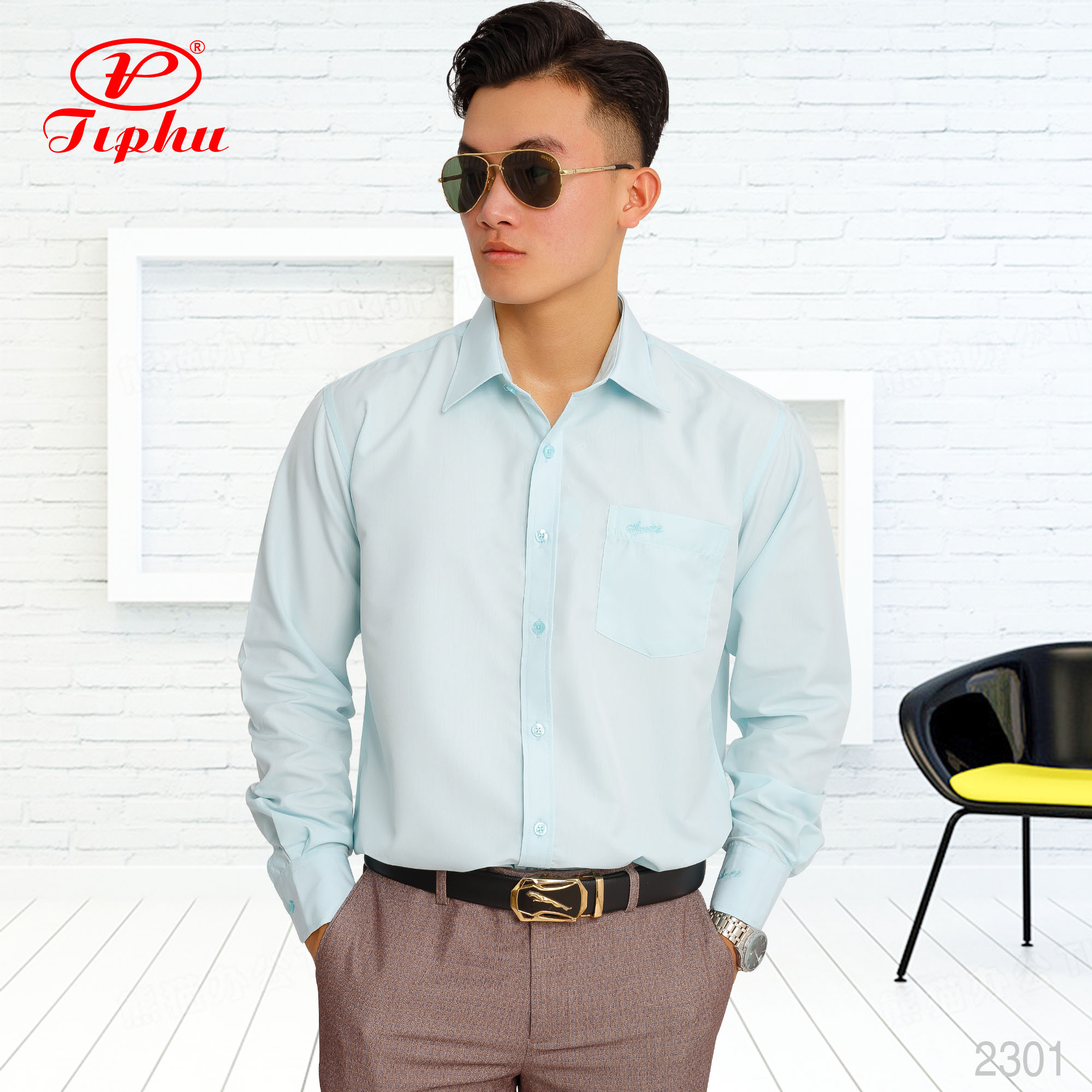 Mua Áo sơ mi nam công sở, form dáng basic, sơ mi Amazing cao cấp, đa dạng màu sắc, nhiều size, vải mịn mát, tay dài, đuôi tôm - Xanh ngọc-2321 - Mua Áo Sơ Mi Nam Công Sở, Form Dáng Basic, Sơ Mi Amazing Cao Cấp, Đa Dạng Màu Sắc, Nhiều Size, Vải Mịn Mát, Tay Dài, Đuôi Tôm - Xanh Ngọc-2321 -