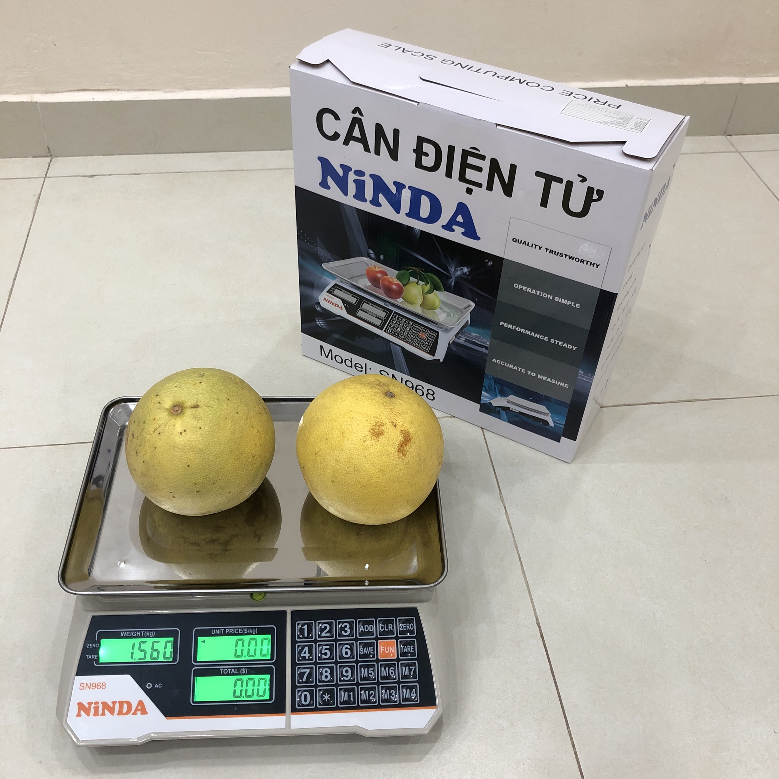 Cân điện tử NiNDA SN968 cân tối đa 30kg- Hàng Chính Hãng 1