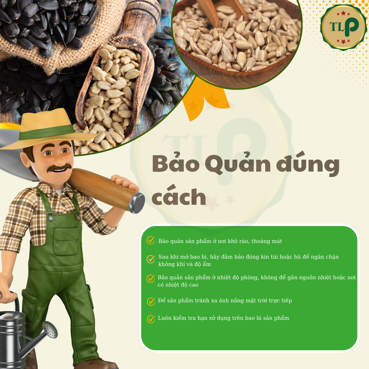 HẠT HƯỚNG DƯƠNG TÂN LỘC PHÁT HẠT ĐỀU GIÒN THƠM