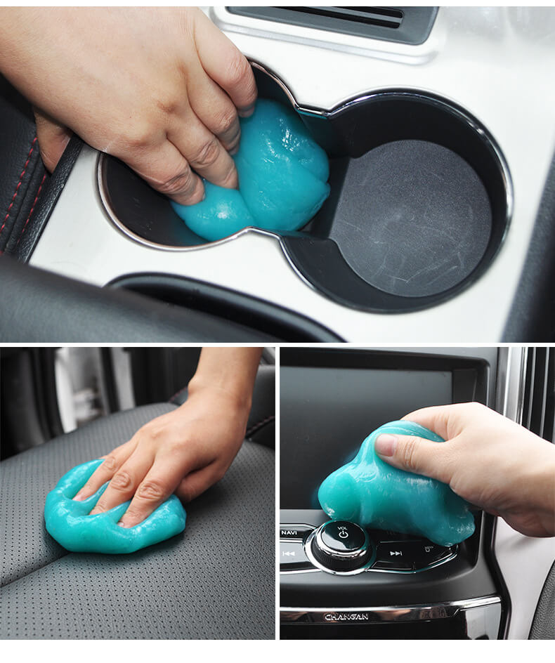 Hộp 160g Slime Lau Bụi Bàn Phím Làm Sạch Thiết Bị Điện Tử Gel Dính Bụi Vệ Sinh Ô Tô Đa Năng