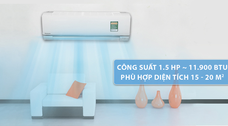 Máy Lạnh Inverter Panasonic CU/CS-PU12TKH-8 (1.5 HP) - Hàng chính hãng Máy Lạnh Inverter Panasonic CU/CS-PU12TKH-8 (1.5 HP) - Hàng chính hãng