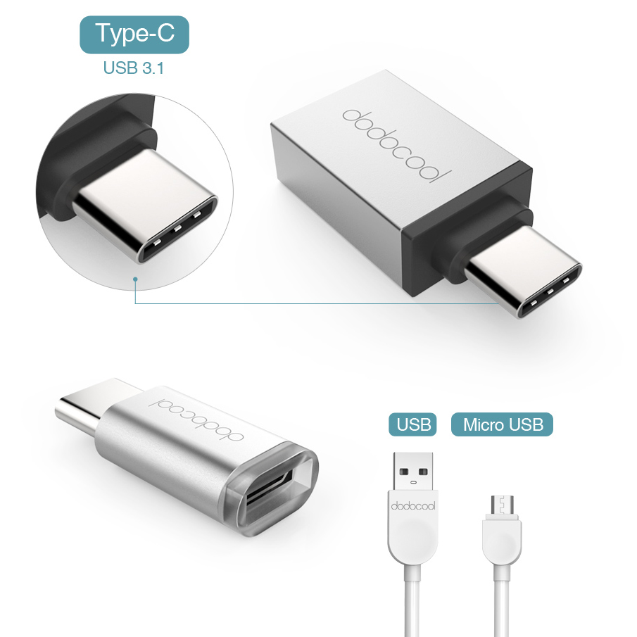 Bộ Chuyển Đổi USB-C Sang USB 3.0 Dodocool
