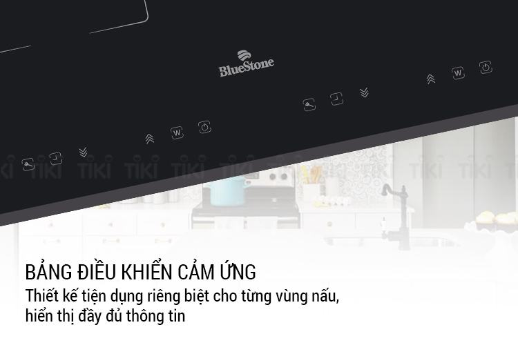 Bếp Âm Đôi Từ - Hồng Ngoại Bluestone ICB-6823 (3200W) - Hàng Chính Hãng