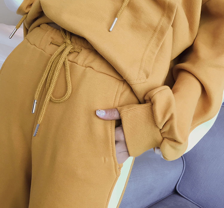 Tracksuit Sportswear Women Soft Hoodies Sweats Party Club