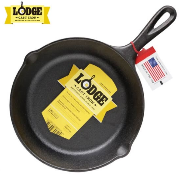 Chảo Gang Chống Dính Luo Chi Lodge Nhập Khẩu Mỹ 21cm