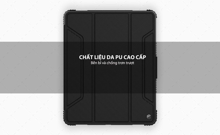 Bao da iPad iPad Pro 12.9'' 2018 (thế hệ 3) Nillkin with Pencil Holder
