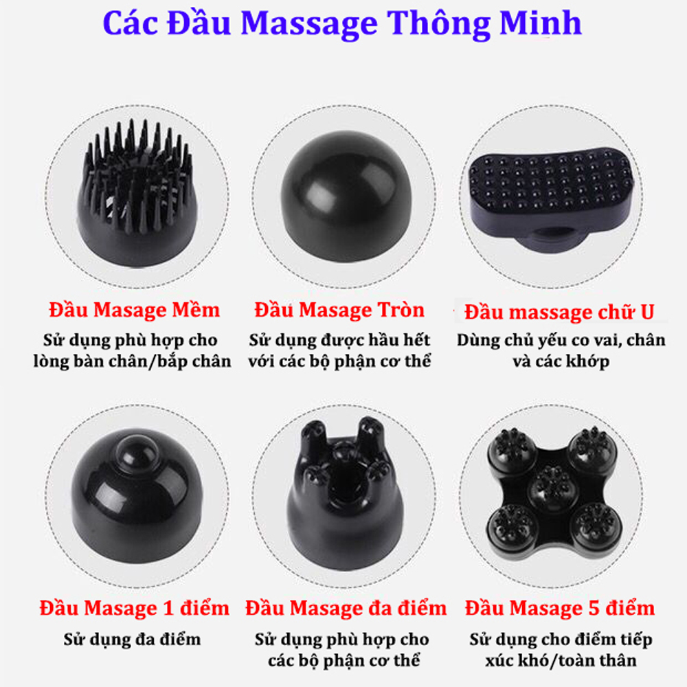 máy massage cầm tay đa năng cao cấp sokany yotuo. hỗ trợ mát xa chuyên sâu 3