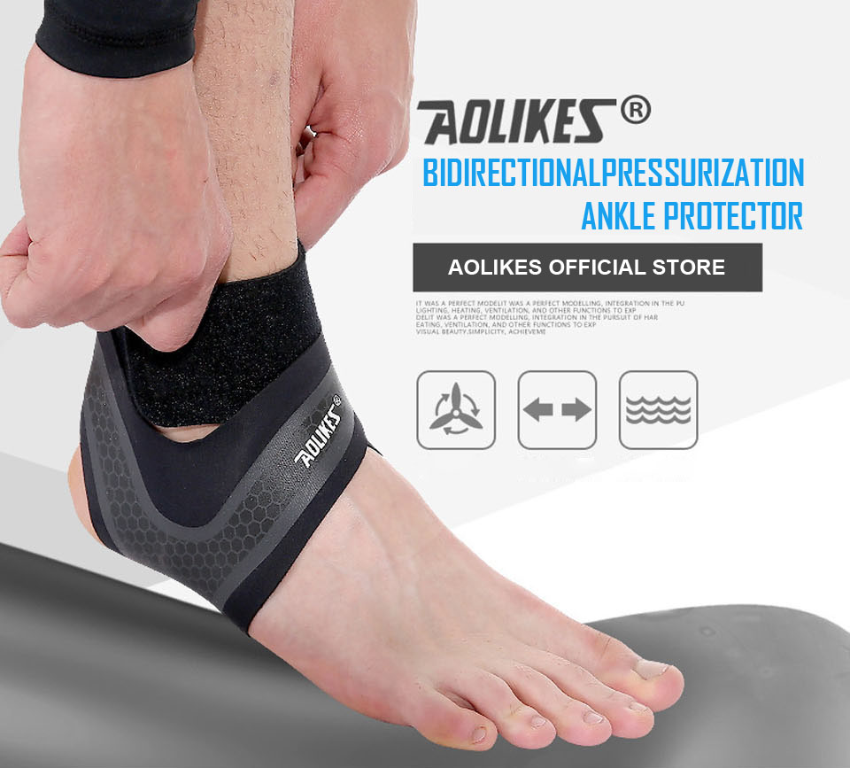 Băng quấn cổ chân bảo vệ mắt cá chân hỗ trợ chống lật cổ chân Sport ankle pads AOLIKES YE-7130