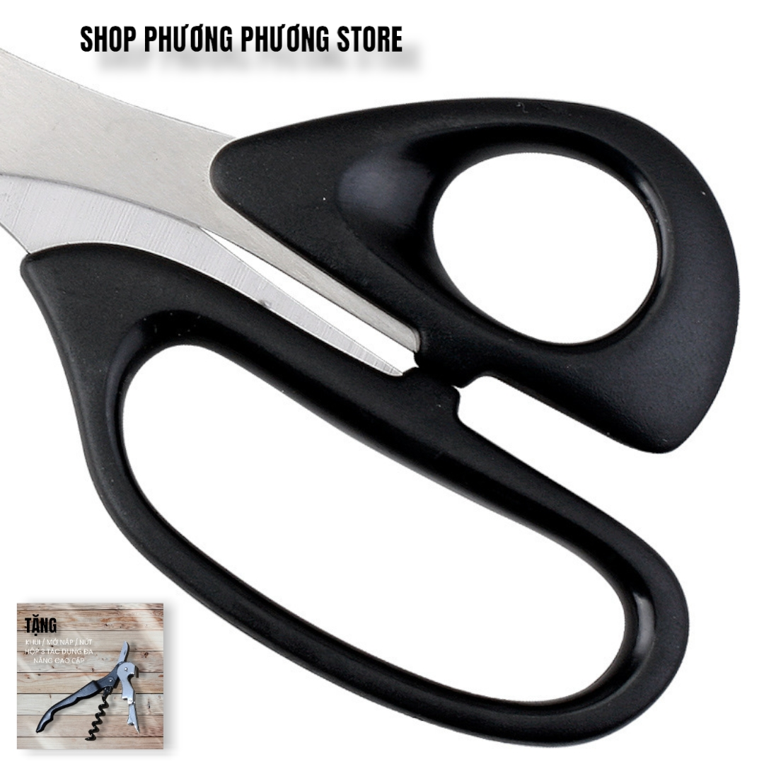 Kéo Xịn GGOMI Hàn Quốc Nhà Bếp Kéo Cắt Gà Cắt Đồ Đa Năng Cao Cấp ( Tặng Khui Hộp 3 in 1 )