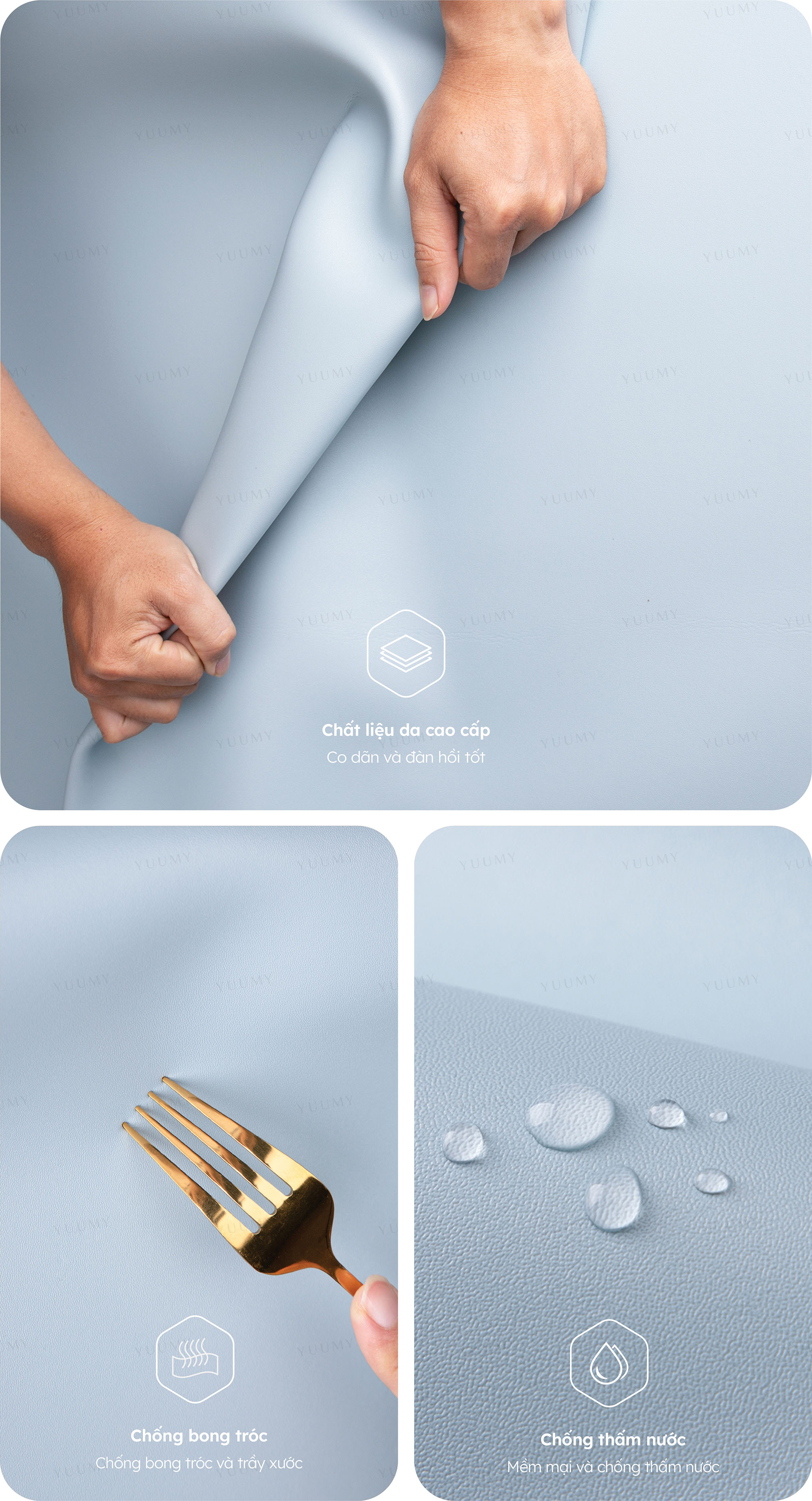 Ví Yuumy ( Thời trang nữ nắp gập kiểu cầm tay dáng dài - Ví da Seasand YV76 )