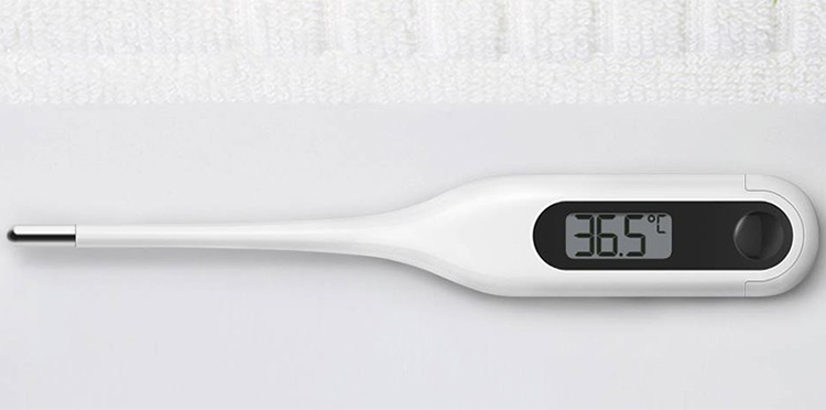 Original Xiaomi MiaoMiaoCe Medical Electronic Thermometer Portable Mouth Oxter Intelligent LCD Screen No Mercury Healthy White