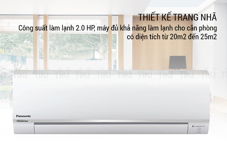 Máy Lạnh Inverter Panasonic CU/CS-PU18TKH-8 (2.0 HP) - Hàng Chính Hãng