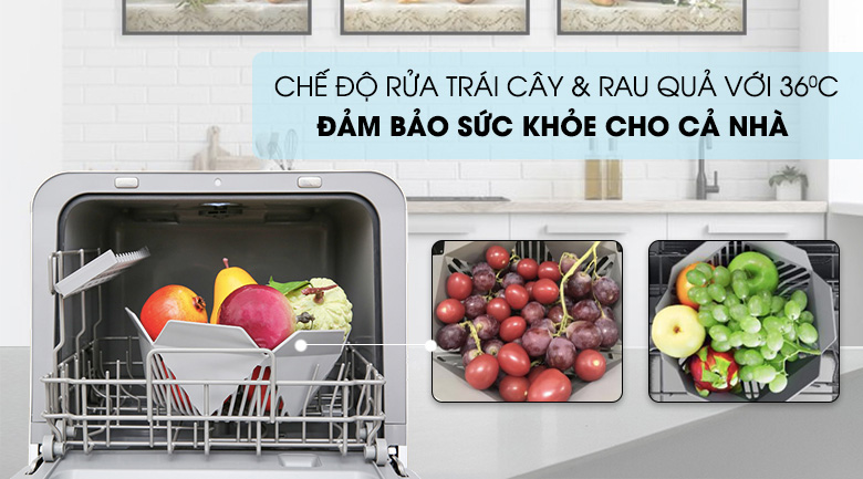 Máy Rửa Chén Toshiba DWS-22AVN(N) - Hàng Chính Hãng