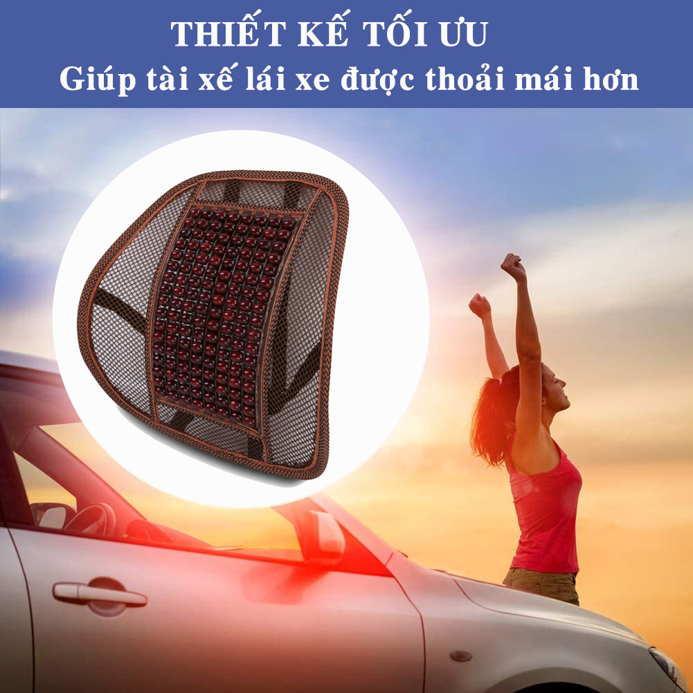 tựa lưng ghế hạt gỗ