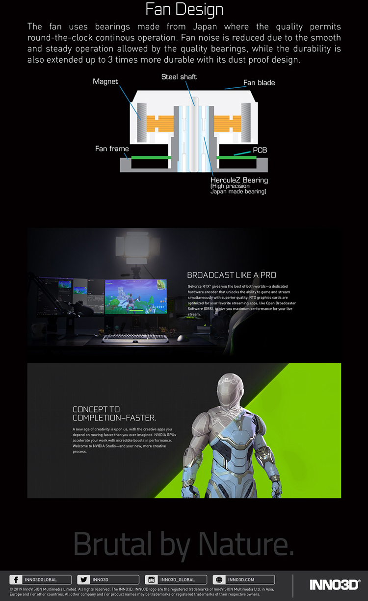 Card màn hình INNO3D GeForce RTX 2070 SUPER iChill X3 Ultra 8GB - Hàng Chính Hãng