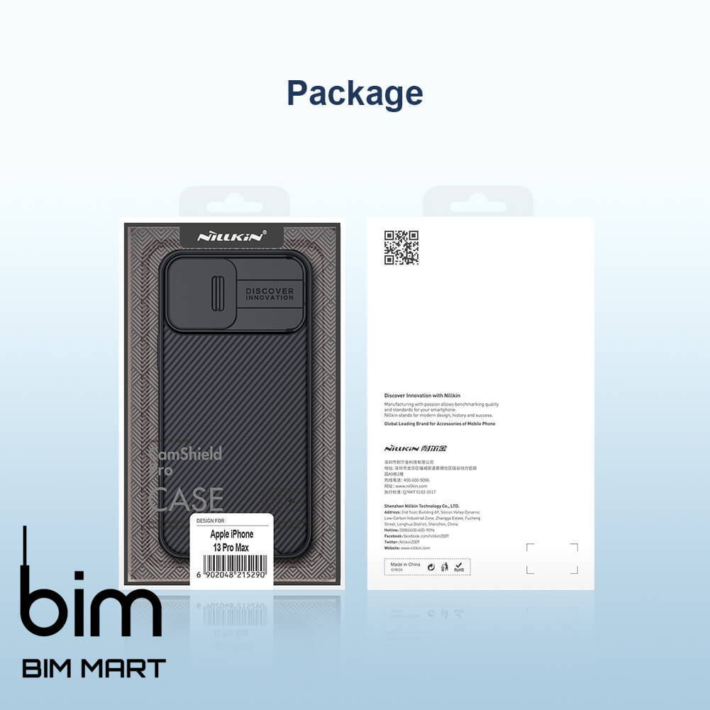 Ốp Nillkin Camshield bảo vệ Camera cho iPhone 13 Pro Max - Hàng nhập khẩu