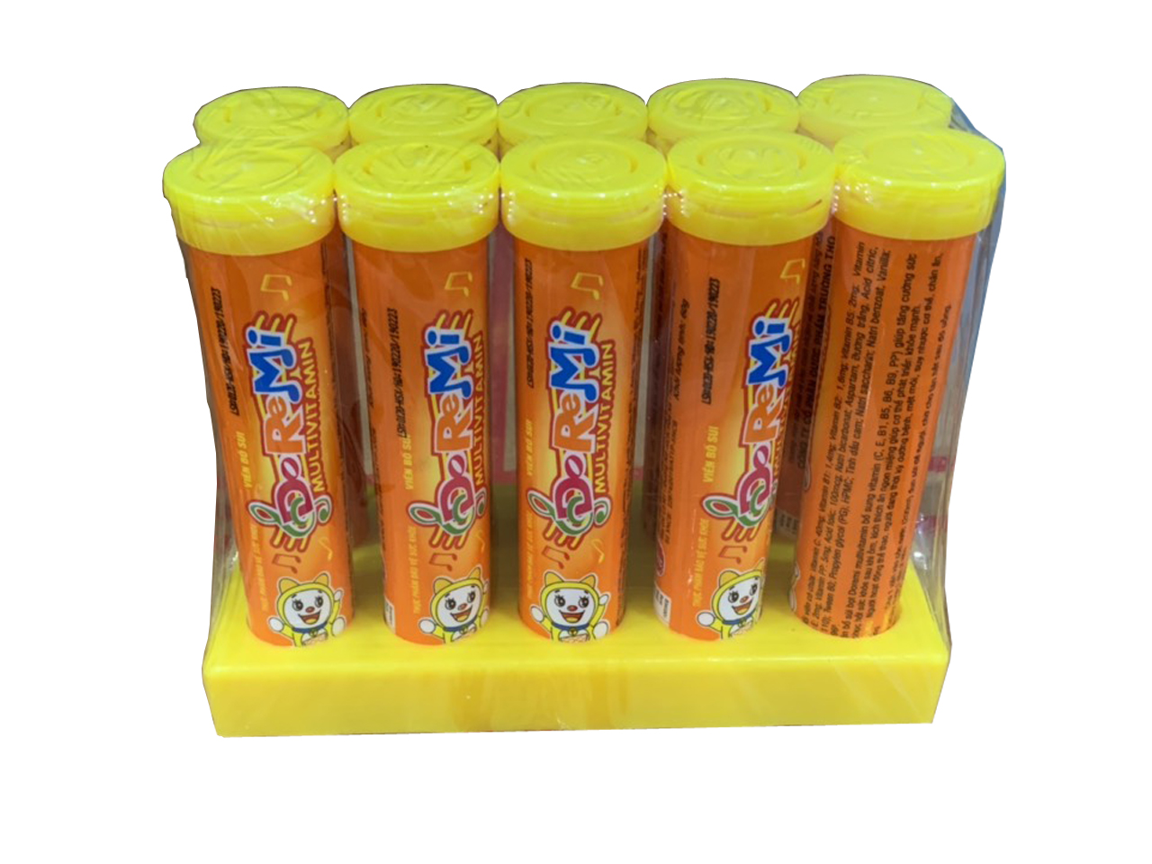 Combo 10 tuýp sủi Doremi Multivitamin bổ sung Vitamin C, giúp tăng sức đề kháng, phục hồi sức khỏe