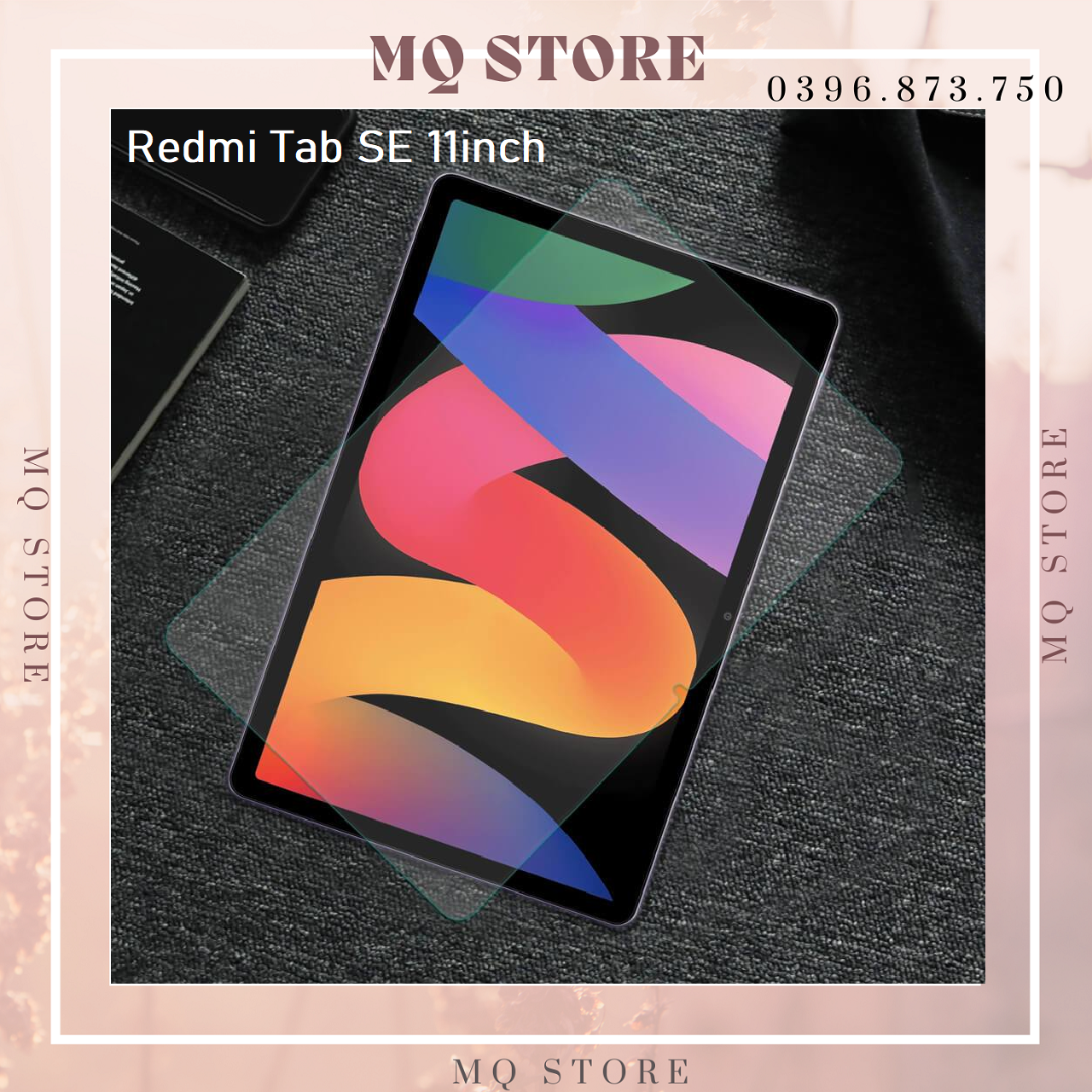 Kính cường lực cho Xiaomi Redmi Tab SE  trong suốt Glass 9H chống trầy xướt, va đâp( hàng chính hãng)