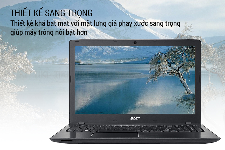 Laptop ACER AS E5-575G-37WF NX.GDWSV.006 Core i3-7100U/Win10 15.6 inch - Hàng Chính Hãng