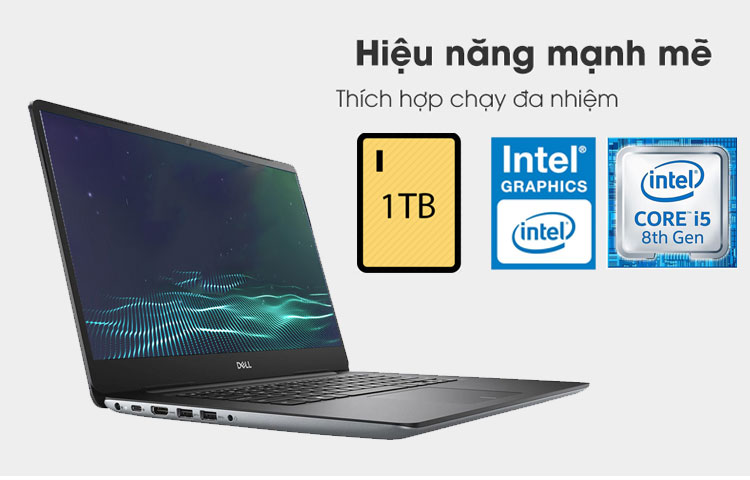 Laptop Dell Vostro 5581 70175950 Core i5-8265U/ Win10 + Office365 (15.6" FHD) - Hàng Chính Hãng